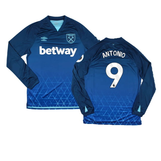 2023-2024 West Ham Long Sleeve Third Shirt (ANTONIO 9)-SoccerKits Hub | Buy Soccer Jerseys Online